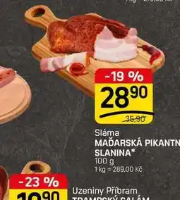 Flop MAĎARSKÁ PIKANTNÍ SLANINA nabídka