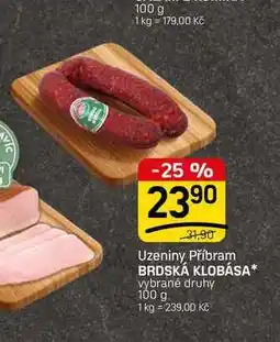 Flop BRDSKÁ KLOBÁSA* vybrané druhy nabídka
