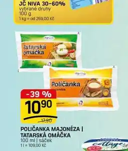 Flop POLIČANKA MAJONÉZA | TATARSKÁ OMÁČKA 100 ml | sáček nabídka