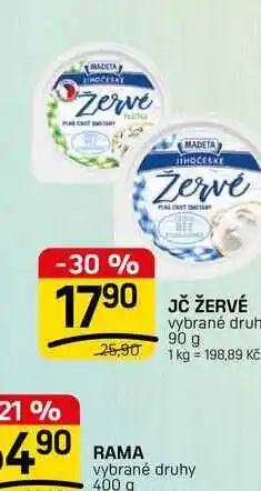 Flop JČ ŽERVÉ vybrané druh nabídka