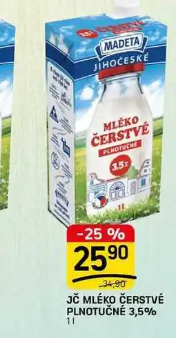 Flop JČ MLÉKO ČERSTVÉ PLNOTUČNÉ 3,5% 11 nabídka
