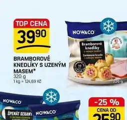 Flop BRAMBOROVÉ KNEDLÍKY S UZENÝM MASEM nabídka