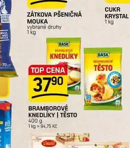 Flop BRAMBOROVÉ KNEDLÍKY | TĚSTO nabídka