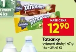 Hruška Opavia tatranky nabídka
