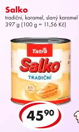 CBA Salko tradiční karamel slaný karamel nabídka