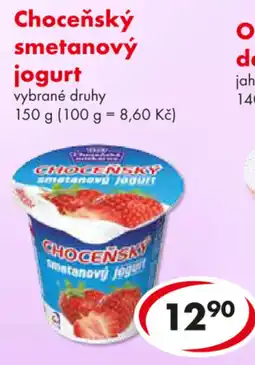 CBA Chocenšký smetanový jogurt nabídka