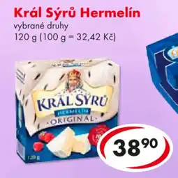 CBA Král Sýrů Hermelín nabídka