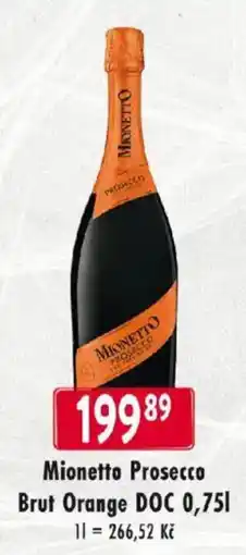 Qanto Mionetto Prosecco Brut Orange DOC nabídka