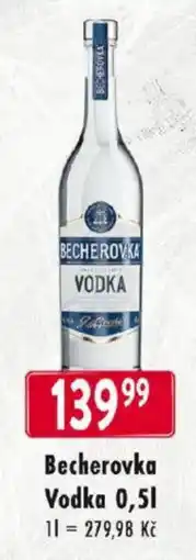 Qanto Becherovka Vodka nabídka