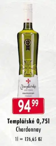Qanto Templářské Chardonnay nabídka