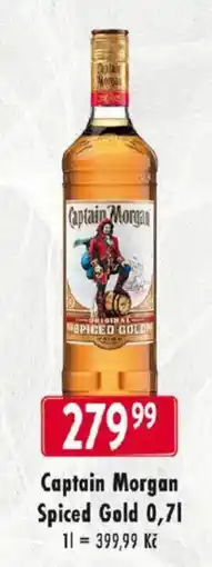 Qanto Captain Morgan Spiced Gold nabídka