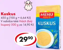 CBA Menu gold kuskus nabídka