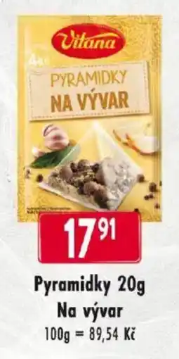 Qanto Vitana pyramidky na vývar nabídka
