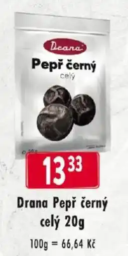 Qanto Drana Pepř černý celý nabídka
