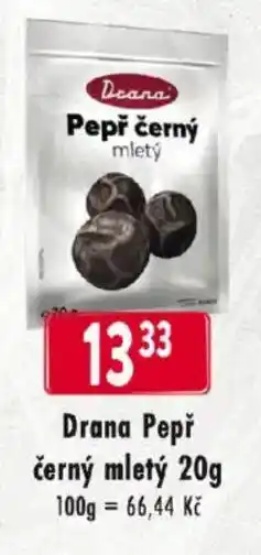 Qanto Drana Pepř černý mletý nabídka