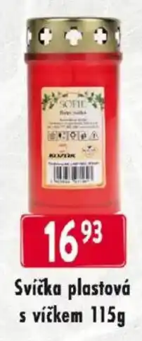 Qanto Remeš svíčka plastová nabídka