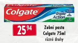 Qanto Colgate zubní pasta nabídka