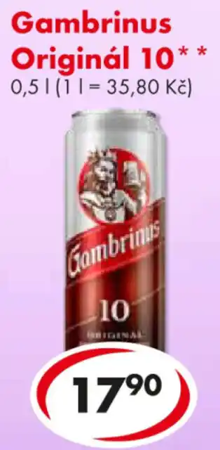Gambrinus Original 10