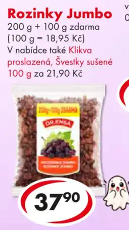 CBA Dr. Ensa rozinky jumbo nabídka