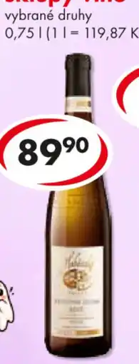 CBA vybrané druhy nabídka