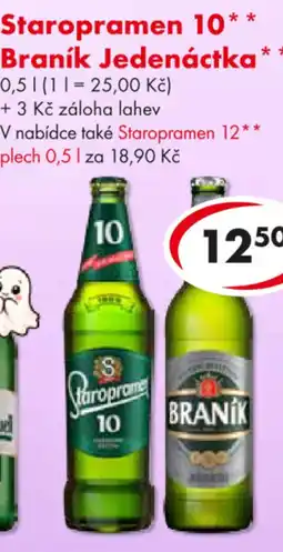 CBA Staropramen 10 Braník Jedenáctka nabídka