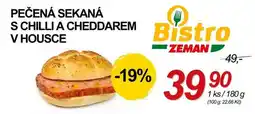 ZEMAN Bistro Zeman pečená sekaná s chilli a cheddarem v housce nabídka