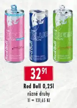 Qanto Red Bull 0,25l nabídka