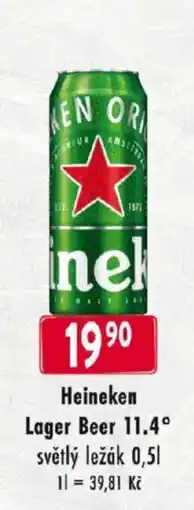 Qanto Heineken Lager Beer nabídka