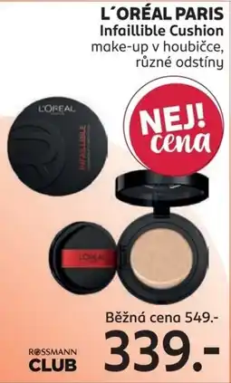 Rossmann L'oréal paris infaillible cushion nabídka