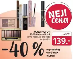 Rossmann Max Factor 2000 Calorie Black nabídka