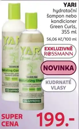 Rossmann Yari hydratační šampon nebo kondicioner green curls nabídka