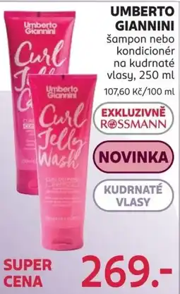 Rossmann Umberto Giannini curl jelly wash nabídka