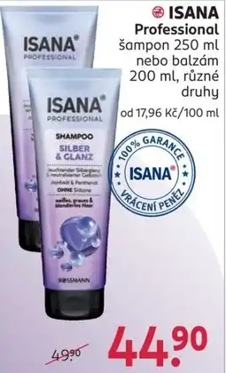 Rossmann Isana šampon nabídka