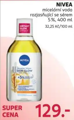 Rossmann Nivea micelarni voda rozjasujici se serem nabídka