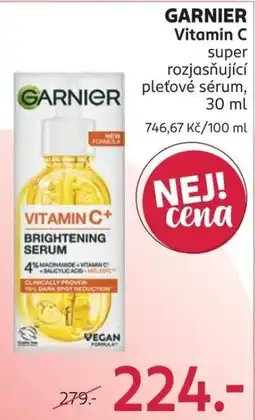 Rossmann Garnier vitamin c super rozjasnujici pletove serum nabídka