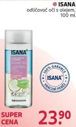 Rossmann Isana odličovač očí s olejem nabídka