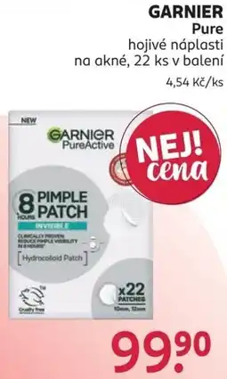 Rossmann Garnier Pure hojivé náplasti na akné nabídka