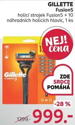 Rossmann Gillette Fusion5 nabídka