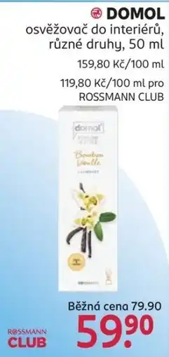Rossmann Domol osvěžovač do interiérů nabídka