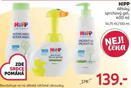 Rossmann Hipp dětský sprchový gel nabídka