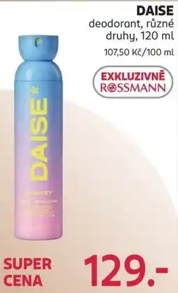 Rossmann Daise deodorant nabídka