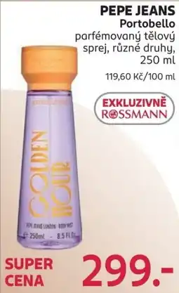 Rossmann Pepe Jeans Portobello nabídka