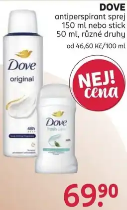 Rossmann Dove antiperspirant nabídka