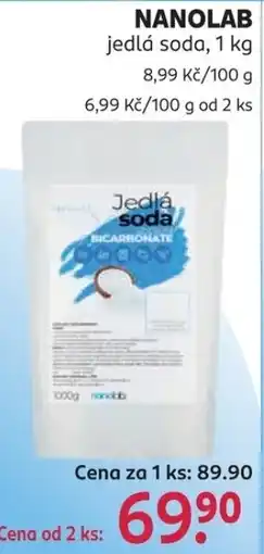 Rossmann Nanolab jedlá soda nabídka
