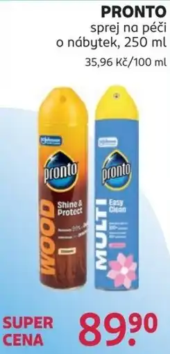 Rossmann Pronto sprej na péči o nábytek nabídka