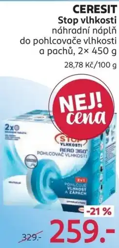 Rossmann Ceresit stop vlhkosti náhradní náplň nabídka