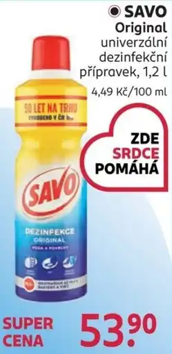 Rossmann Savo dezinfekce original nabídka