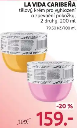Rossmann La vida caribeña tělový krém nabídka