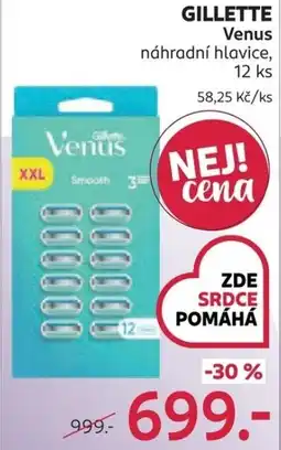 Rossmann GILLETTE Venus náhradní hlavice nabídka