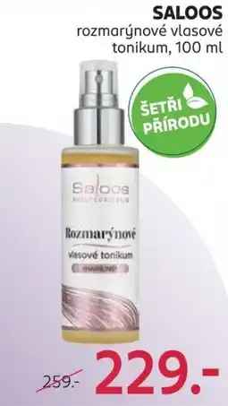 Rossmann Saloos rozmarýnové vlasové tonikum nabídka